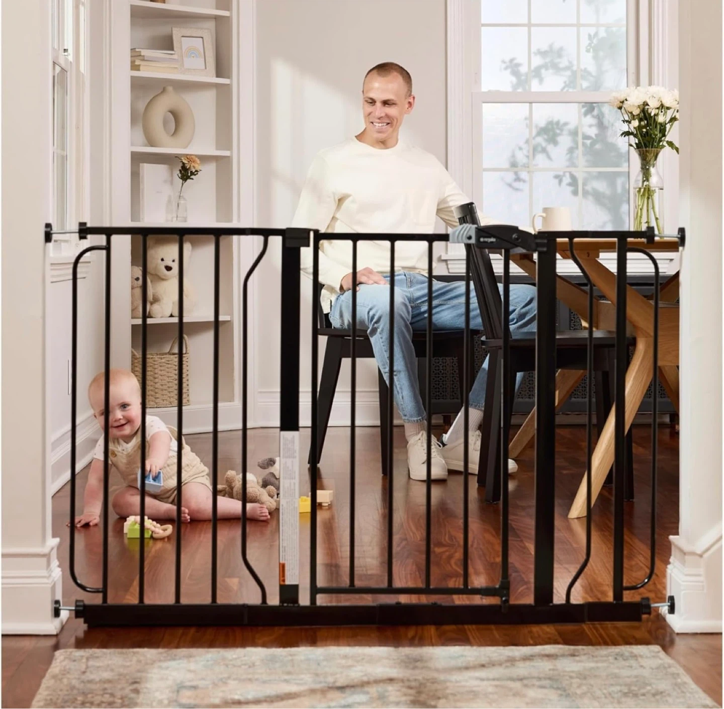 Regalo Extra Wide Safety Gate - Black - photo 5