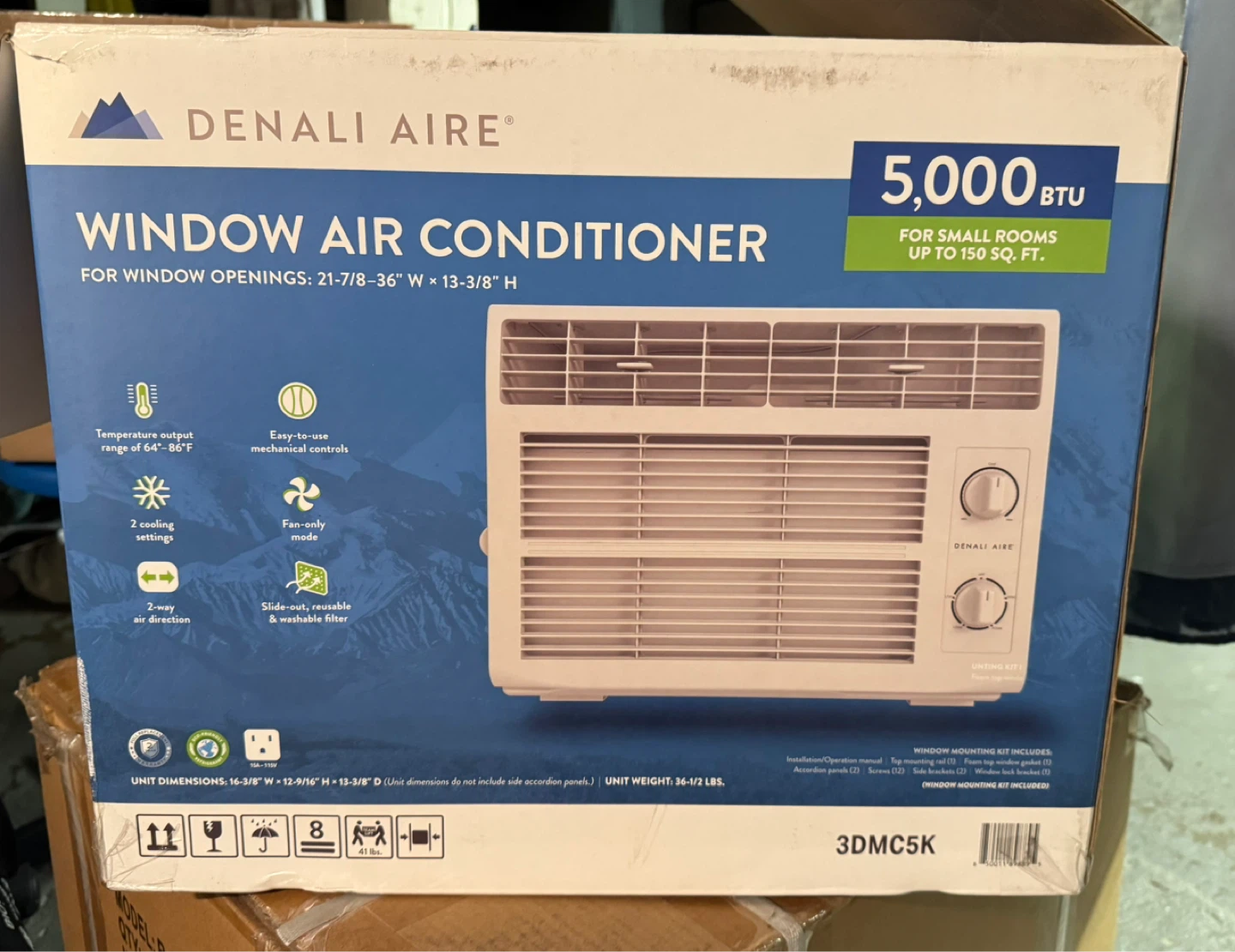 Denali Aire 5000 BTU Window Air Conditioner - photo 4