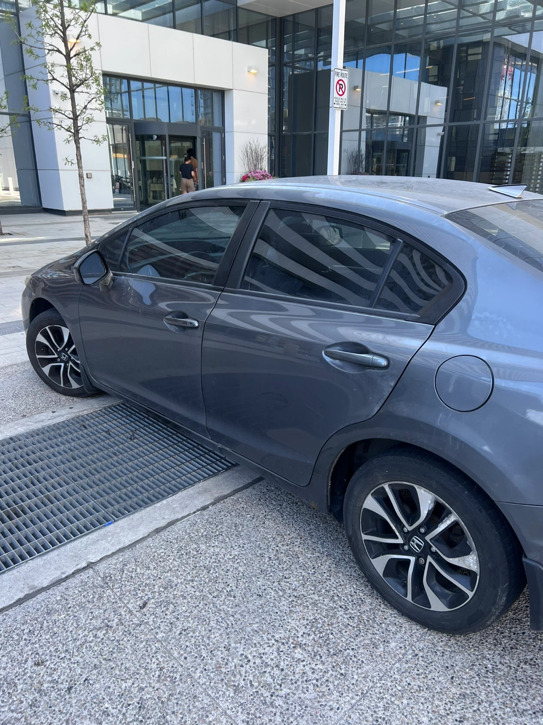 Grey Honda Civic Sedan - photo 3