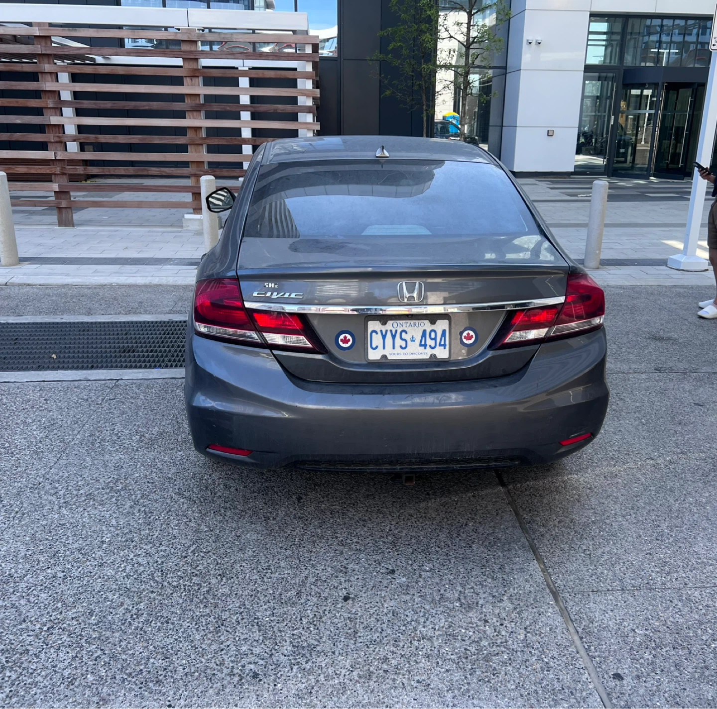 Grey Honda Civic Sedan