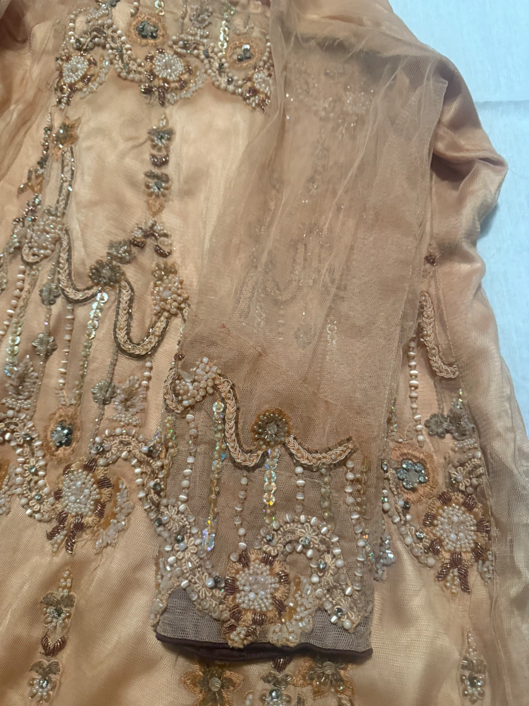 Embellished kameez shalwar with dupatta - photo 4