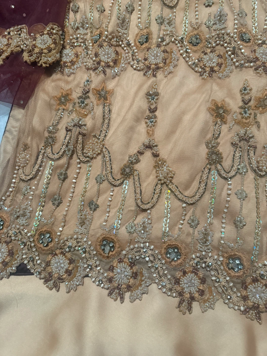 Embellished kameez shalwar with dupatta - photo 2