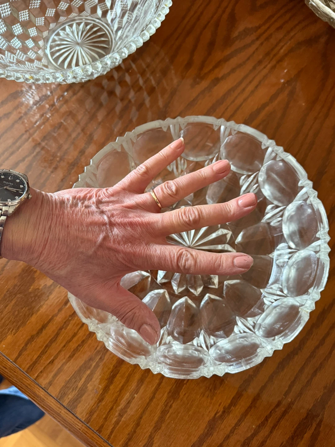 Glass fruit or salad bowl - photo 3