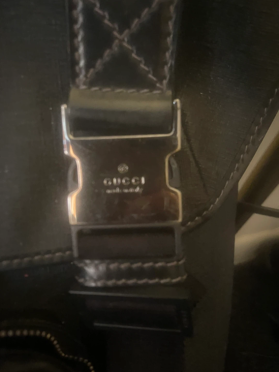 Gucci Black Large GG Backpack - photo 2