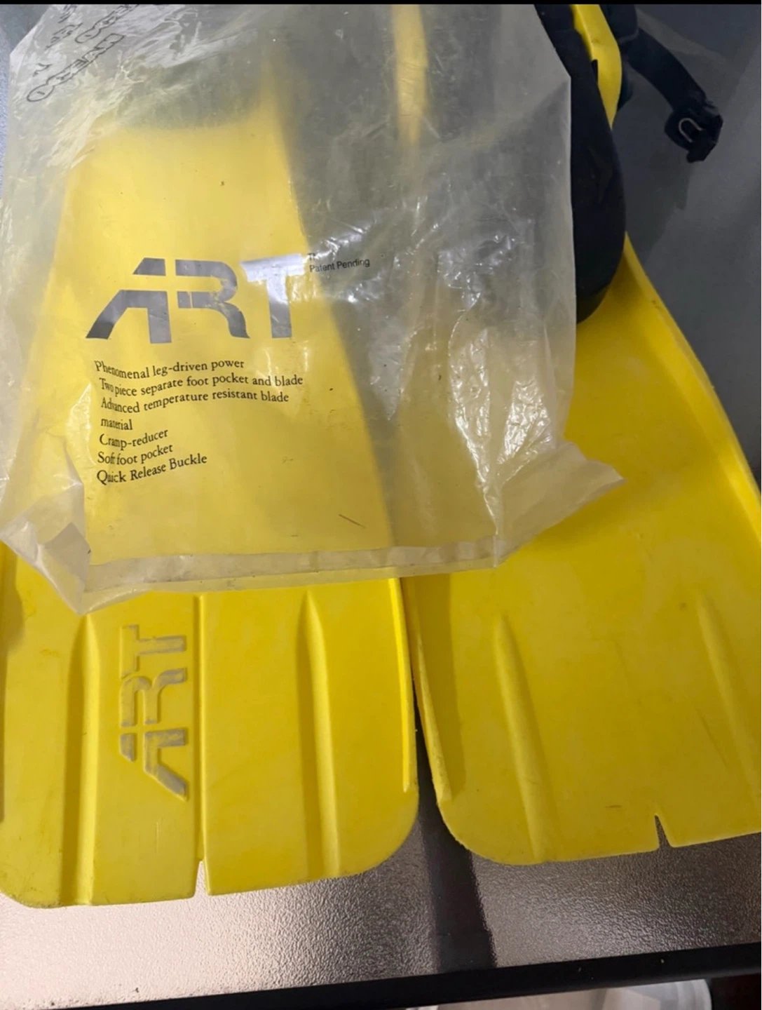 ART Scuba Diving Fins - Yellow - photo 4