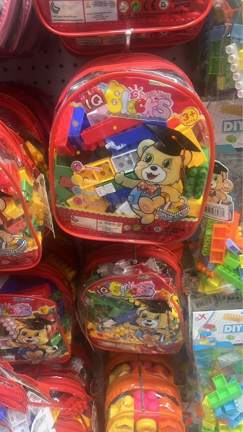 Building Blocks Backpack Toy Set for Ages 3+