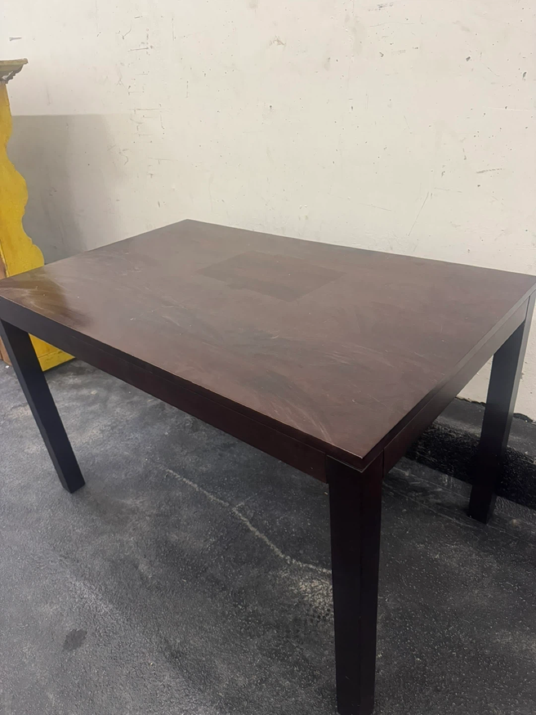 Dark Wood Dining Table