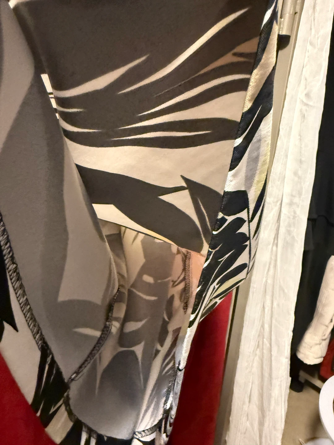 Connected Petite Women's Sleeveless Leaf Print Dress Size 10P - photo 5