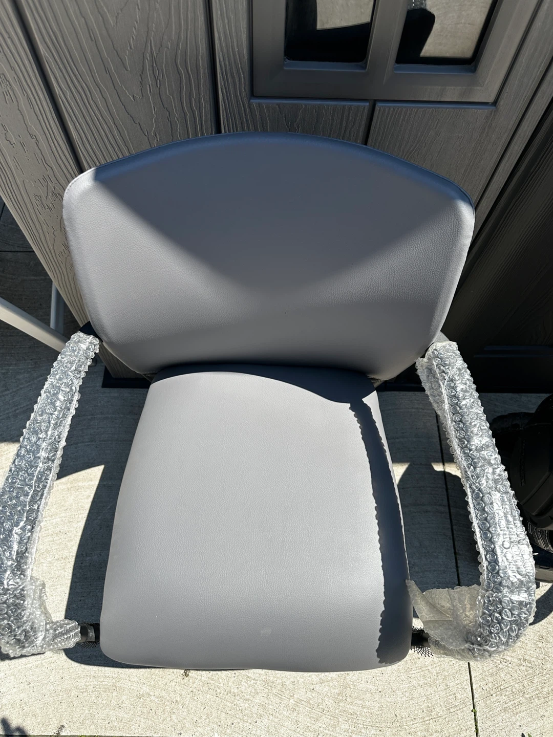Grey Accent Chair with Armrests