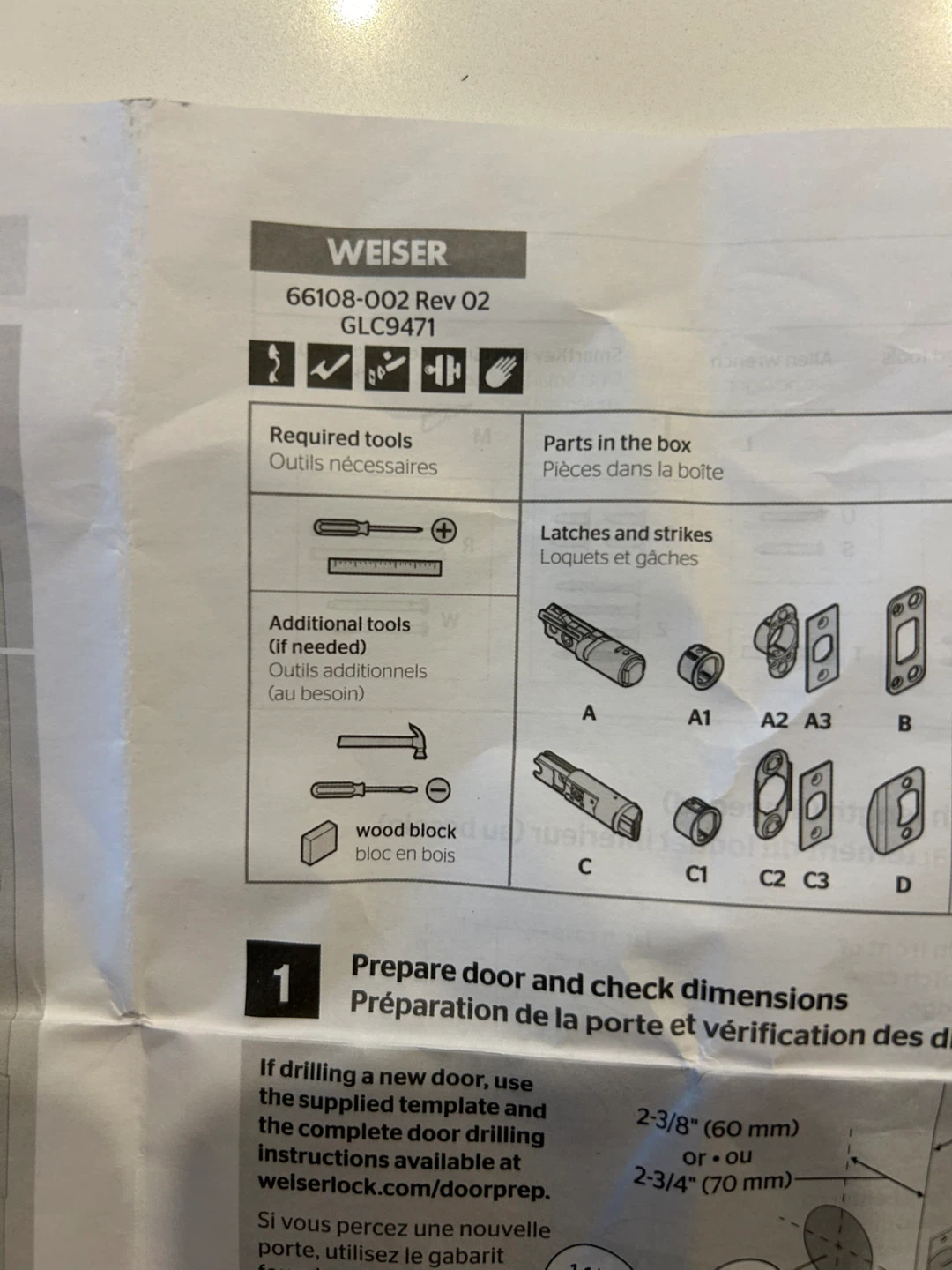 Weiser Black Square Door Handle Lockset - photo 5