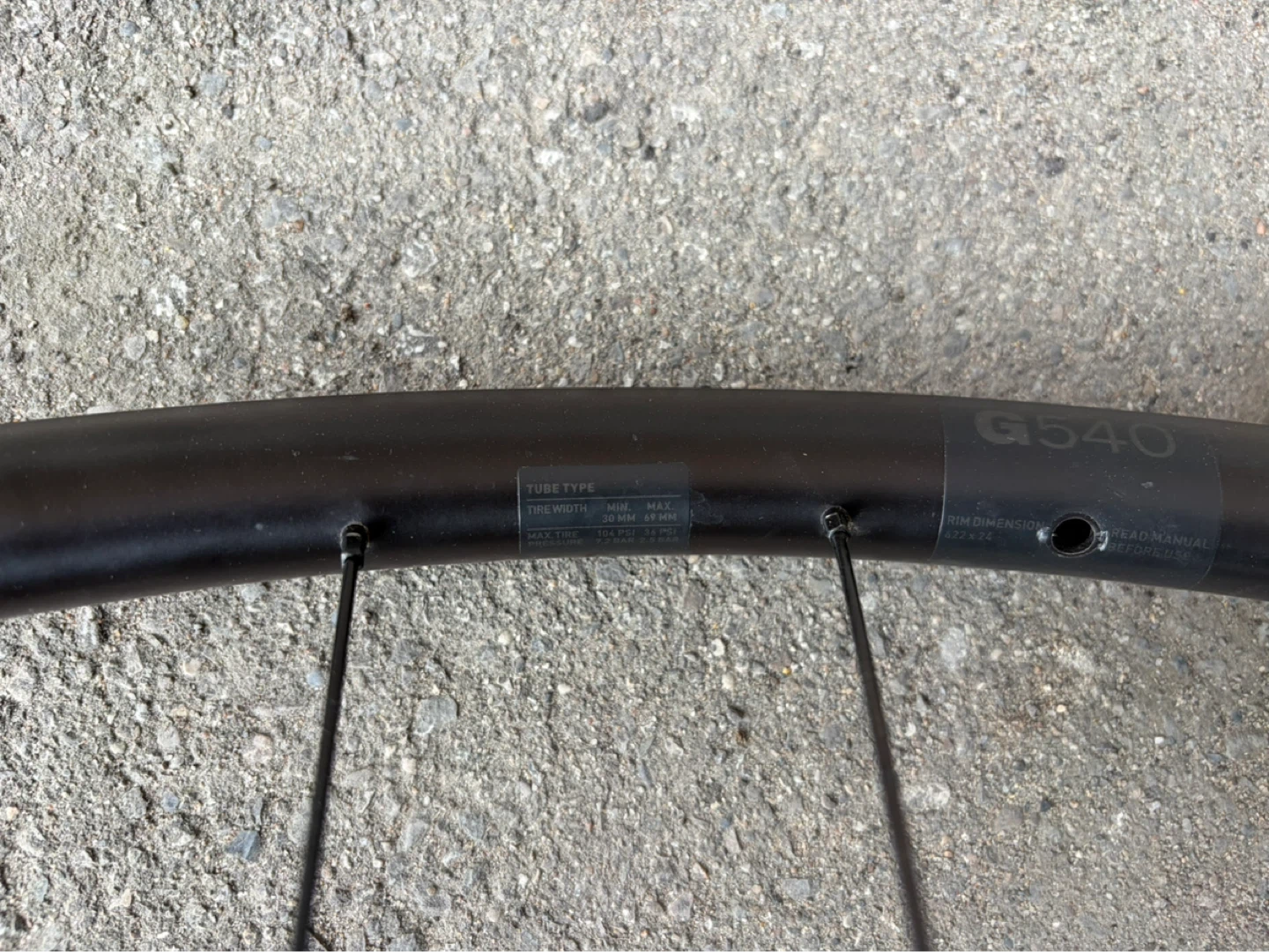DT Swiss G540 Thru Axle Gravel Wheelset Microspline - photo 5