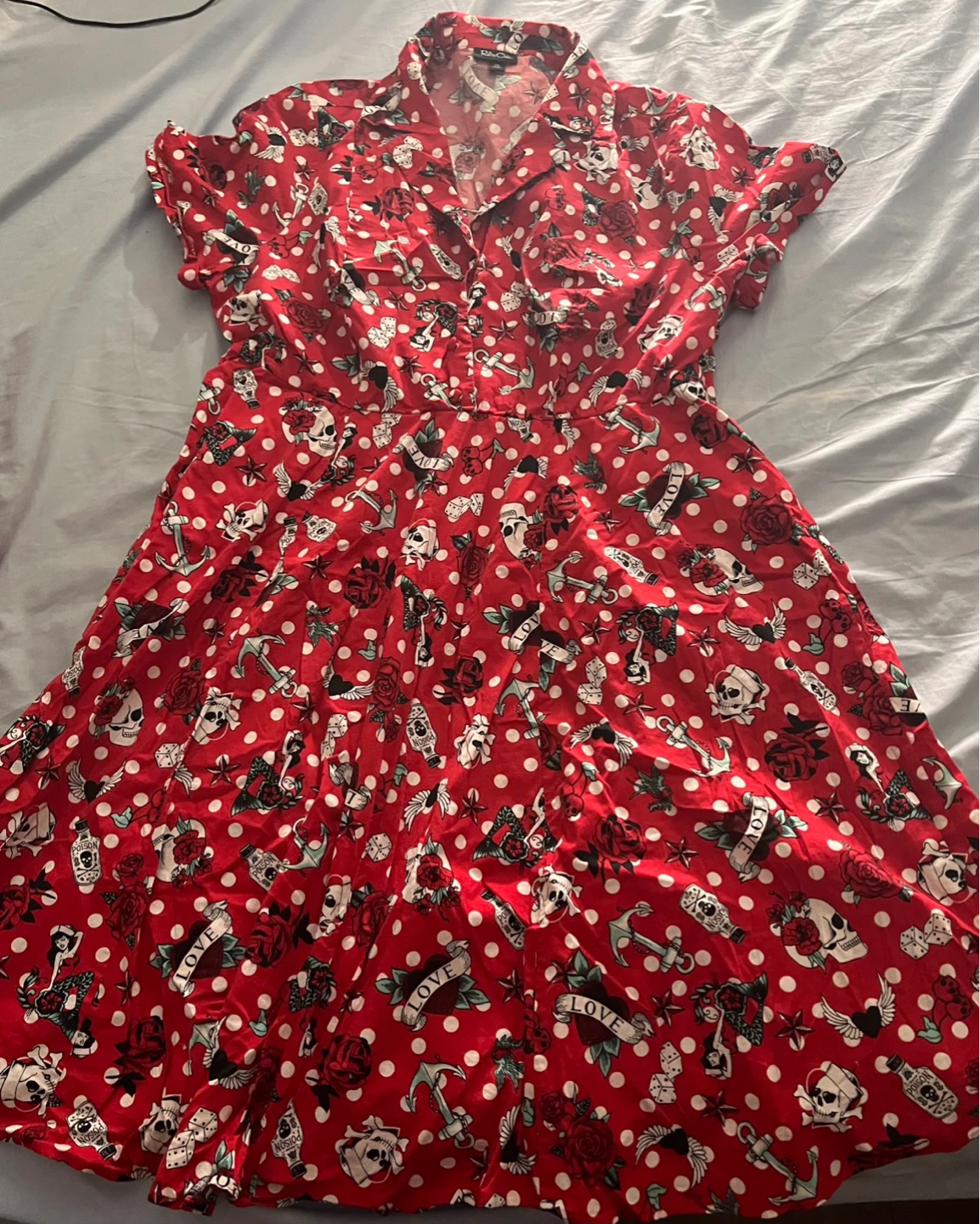 Retro Chic Vintage Midi Dress (2)