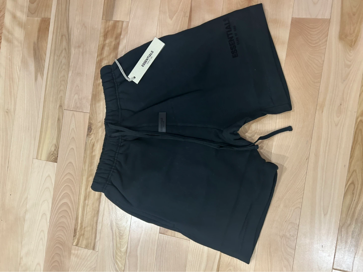 Fear of God Essentials Black Shorts