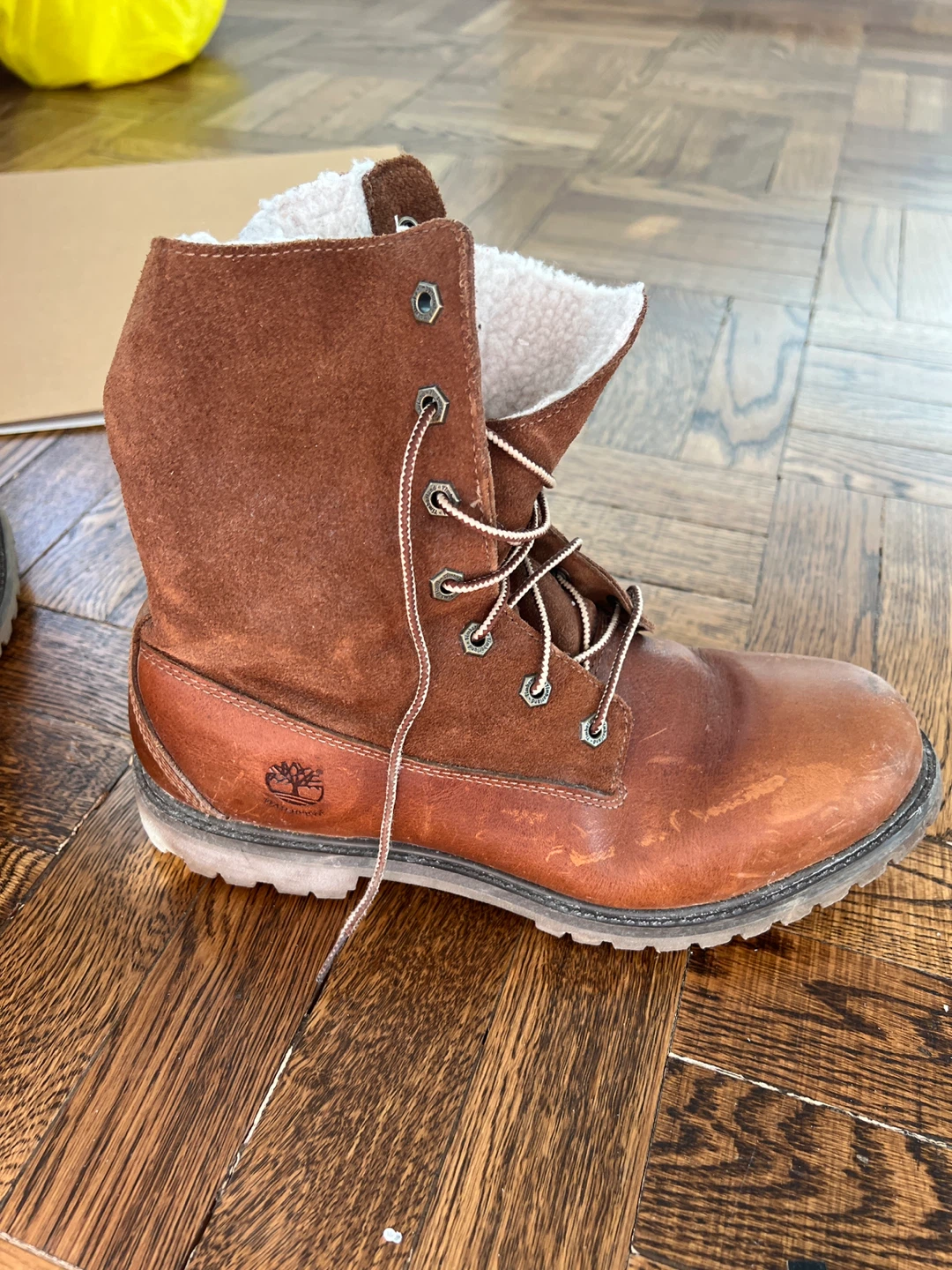 Timberland Brown Suede & Leather Lined Winter Boots - photo 2