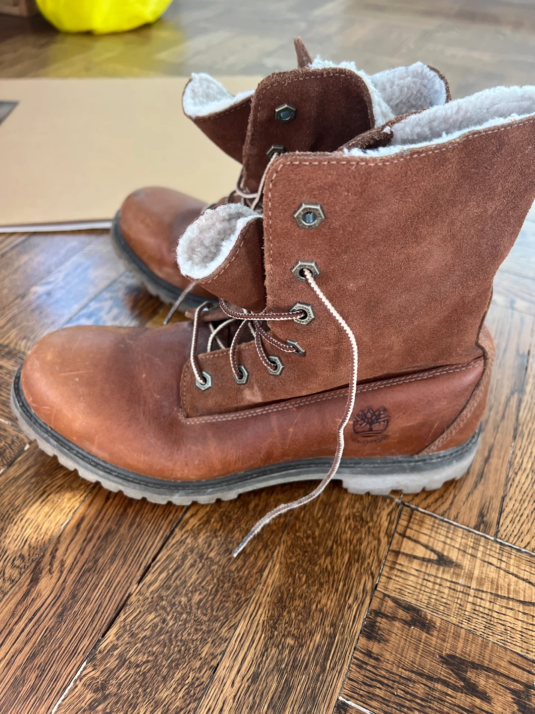 Timberland Brown Suede & Leather Lined Winter Boots - photo 3