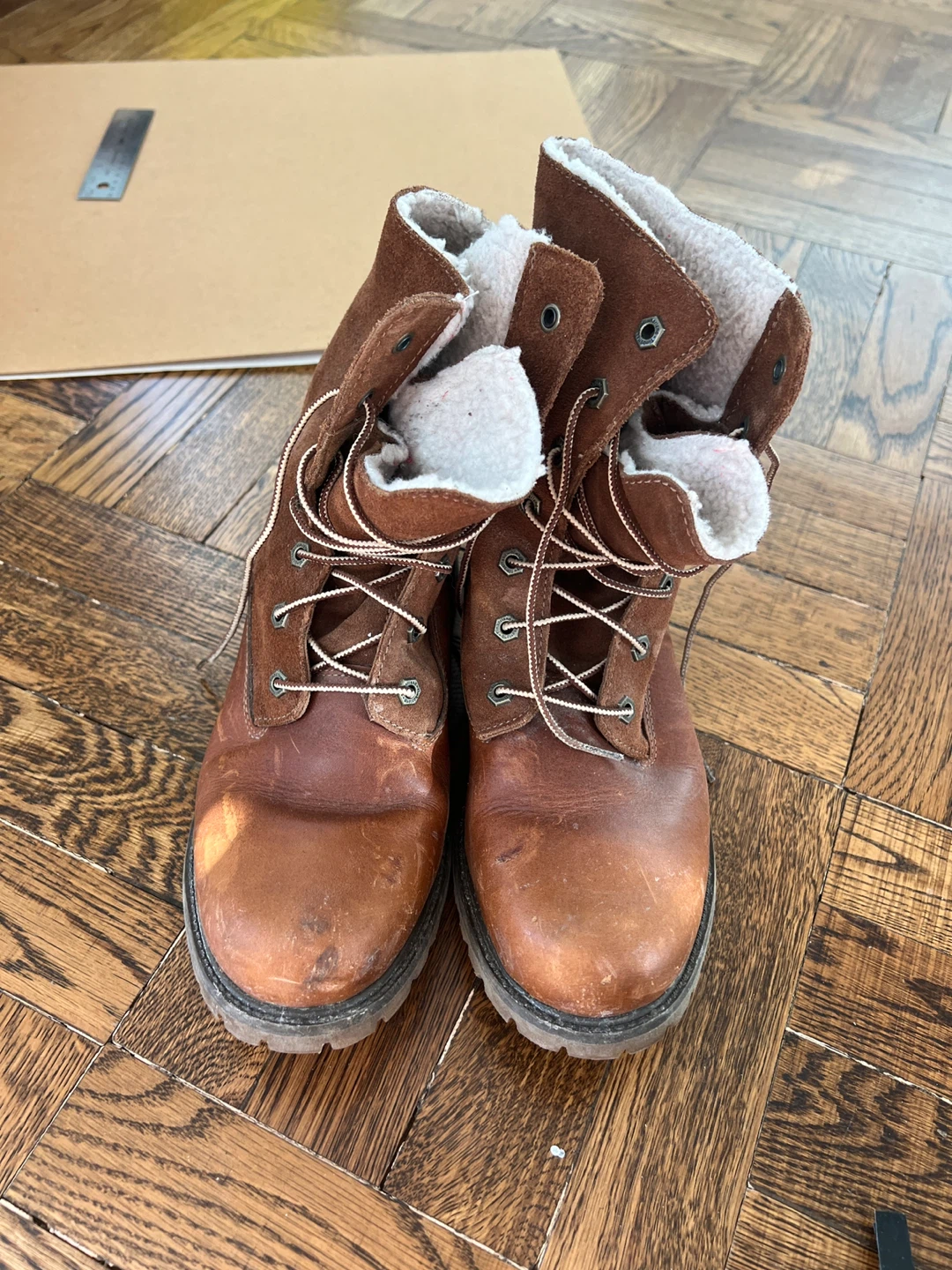 Timberland Brown Suede & Leather Lined Winter Boots - photo 4