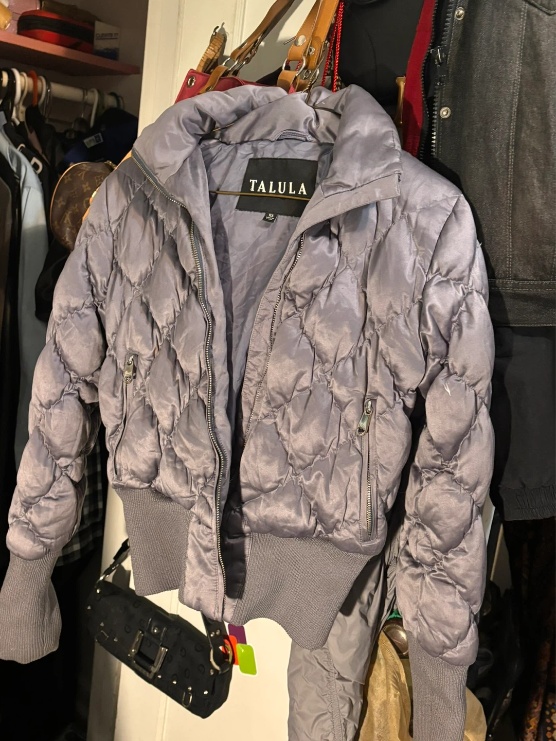 Talula Puffer Jacket - Grey - XS