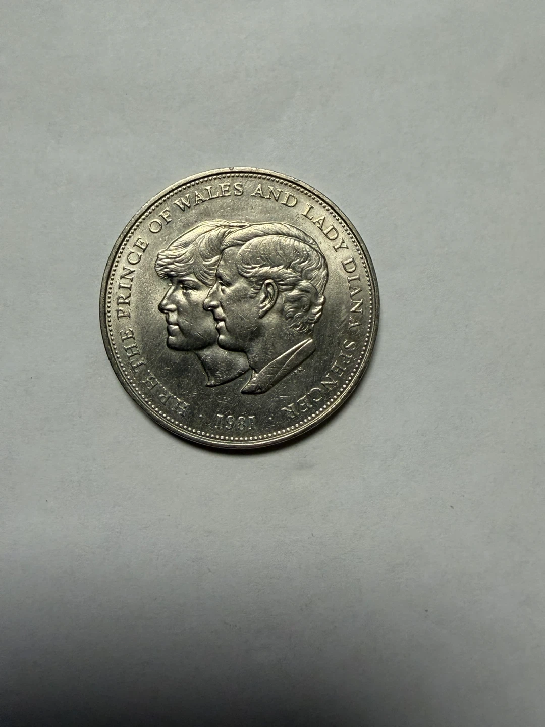 1981 Prince Charles and Lady Diana Spencer Coin