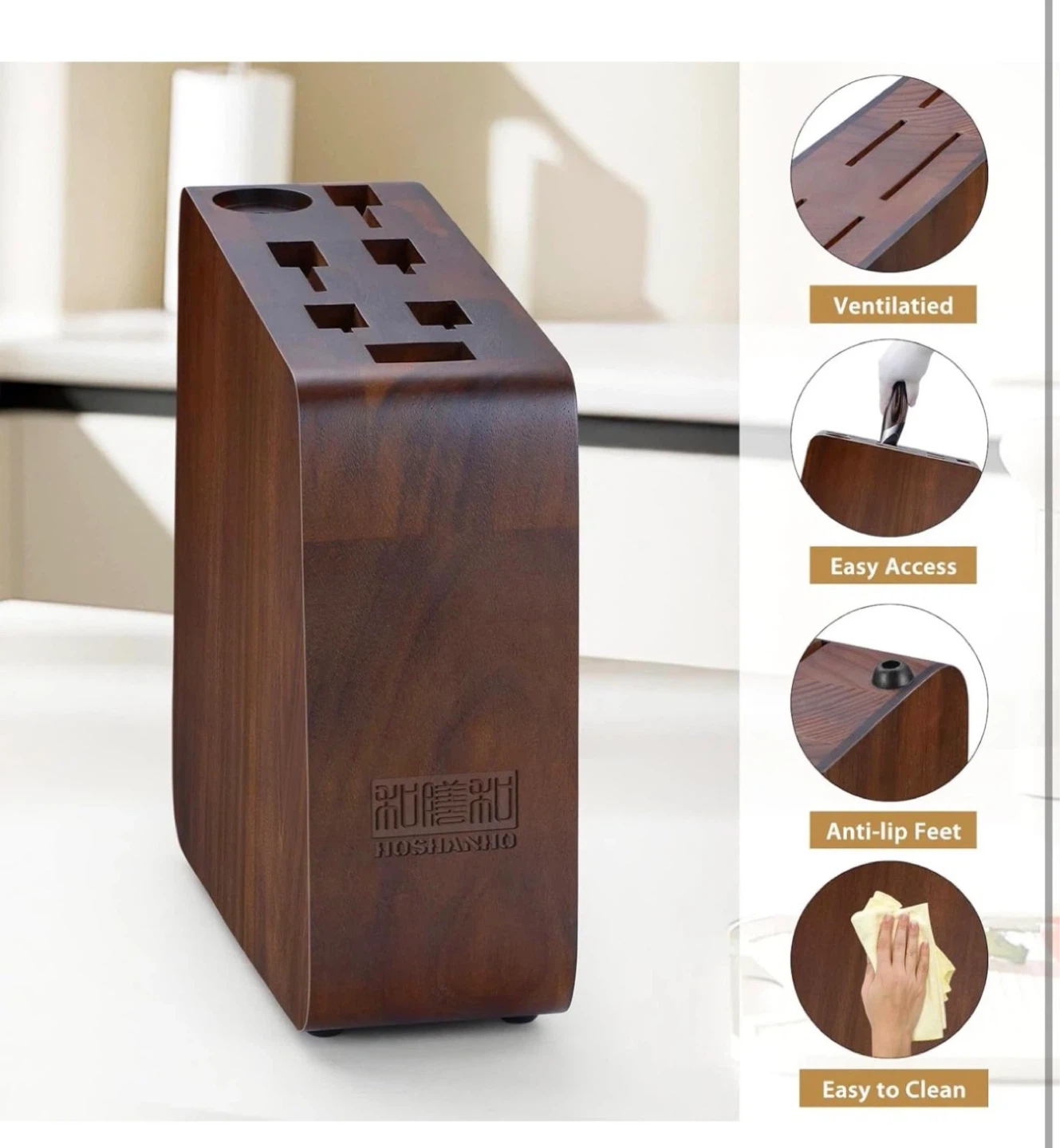 Magnetic Knife Block 10” x 9”, Double Sided - photo 4