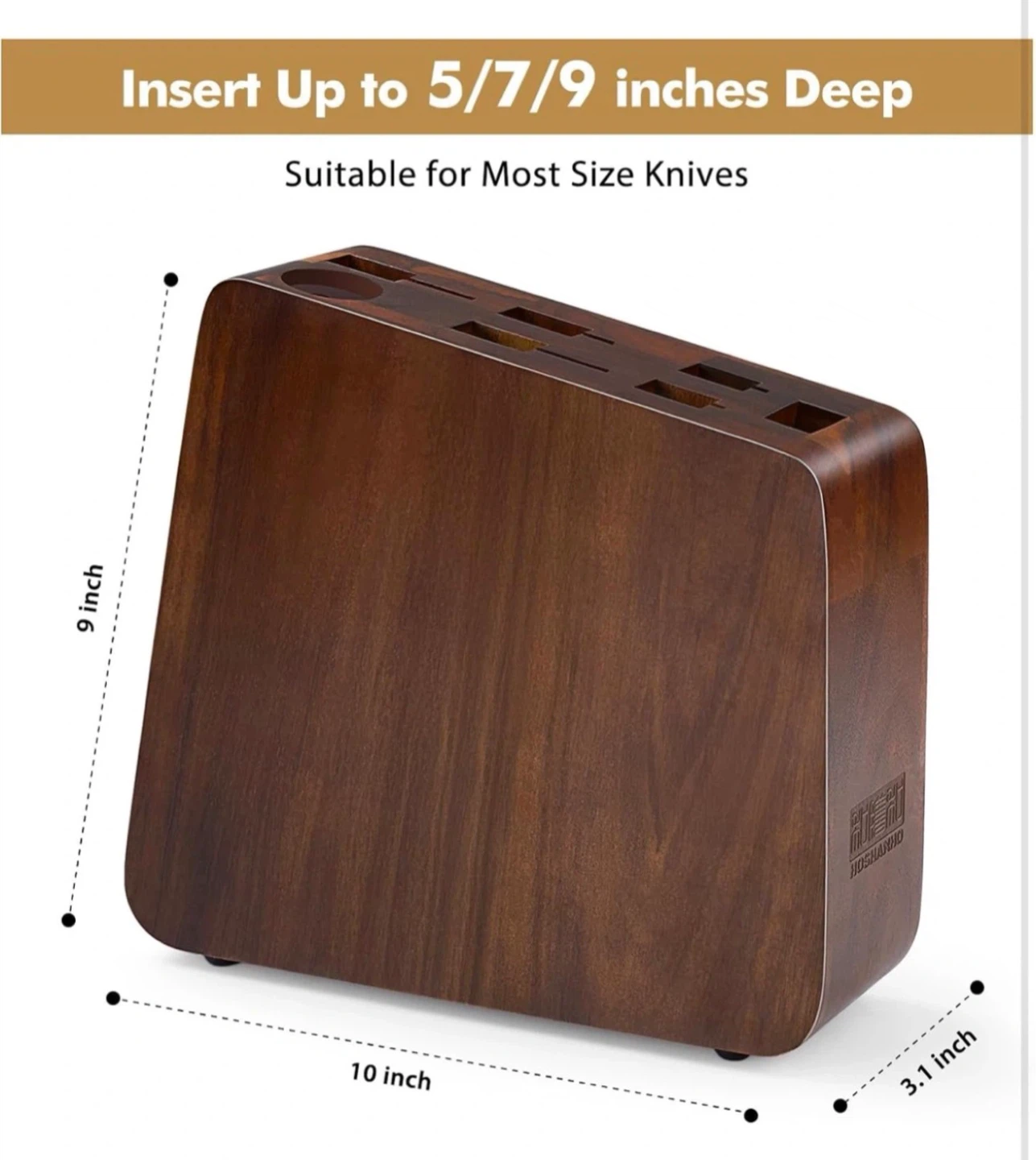Magnetic Knife Block 10” x 9”, Double Sided - photo 3