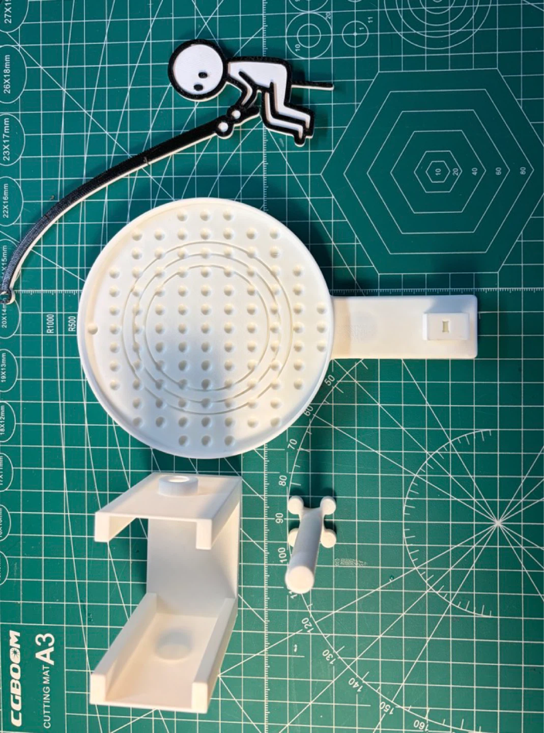 Tea Bag Holder with Fishing Character & Table Clamp - photo 4