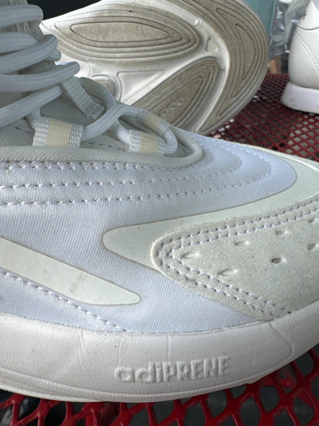 Adidas ADIPRENE White Running Shoes - photo 5