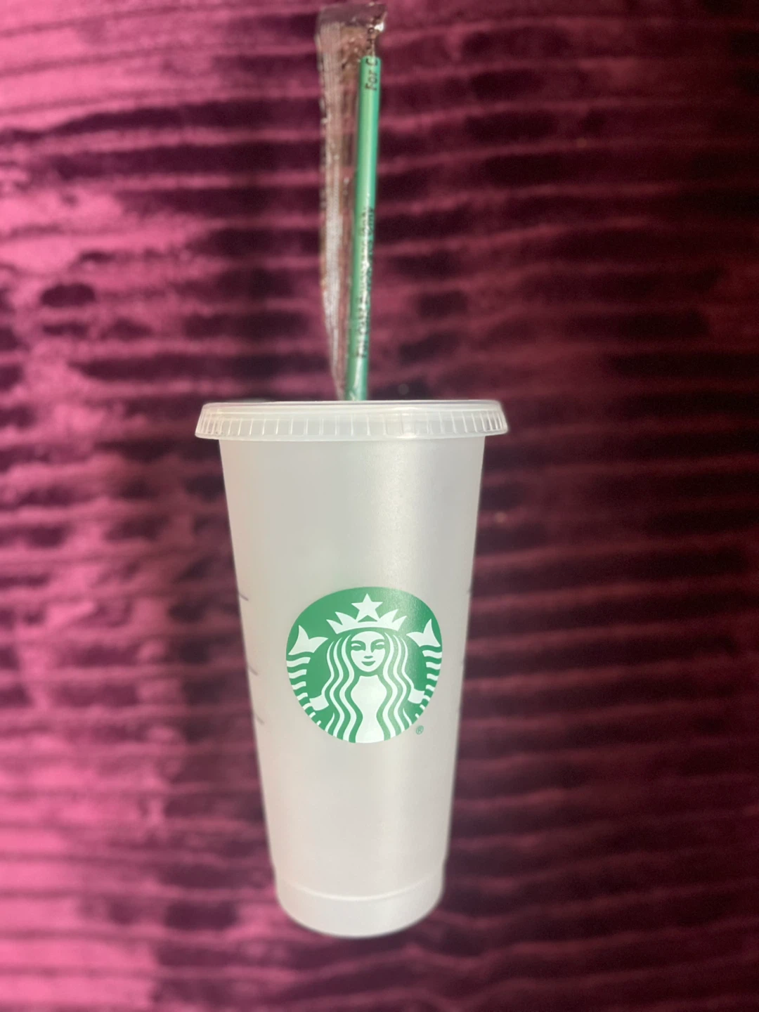 *Brand New* Starbucks Reusable Cold Cup with Straw