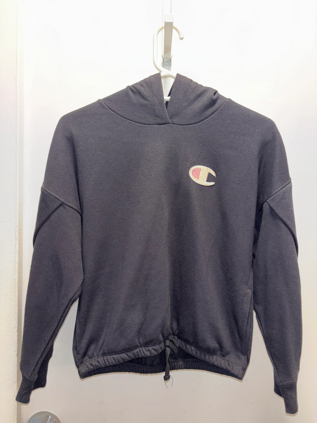 Champion Black Hoodie Youth Size M (10/12)