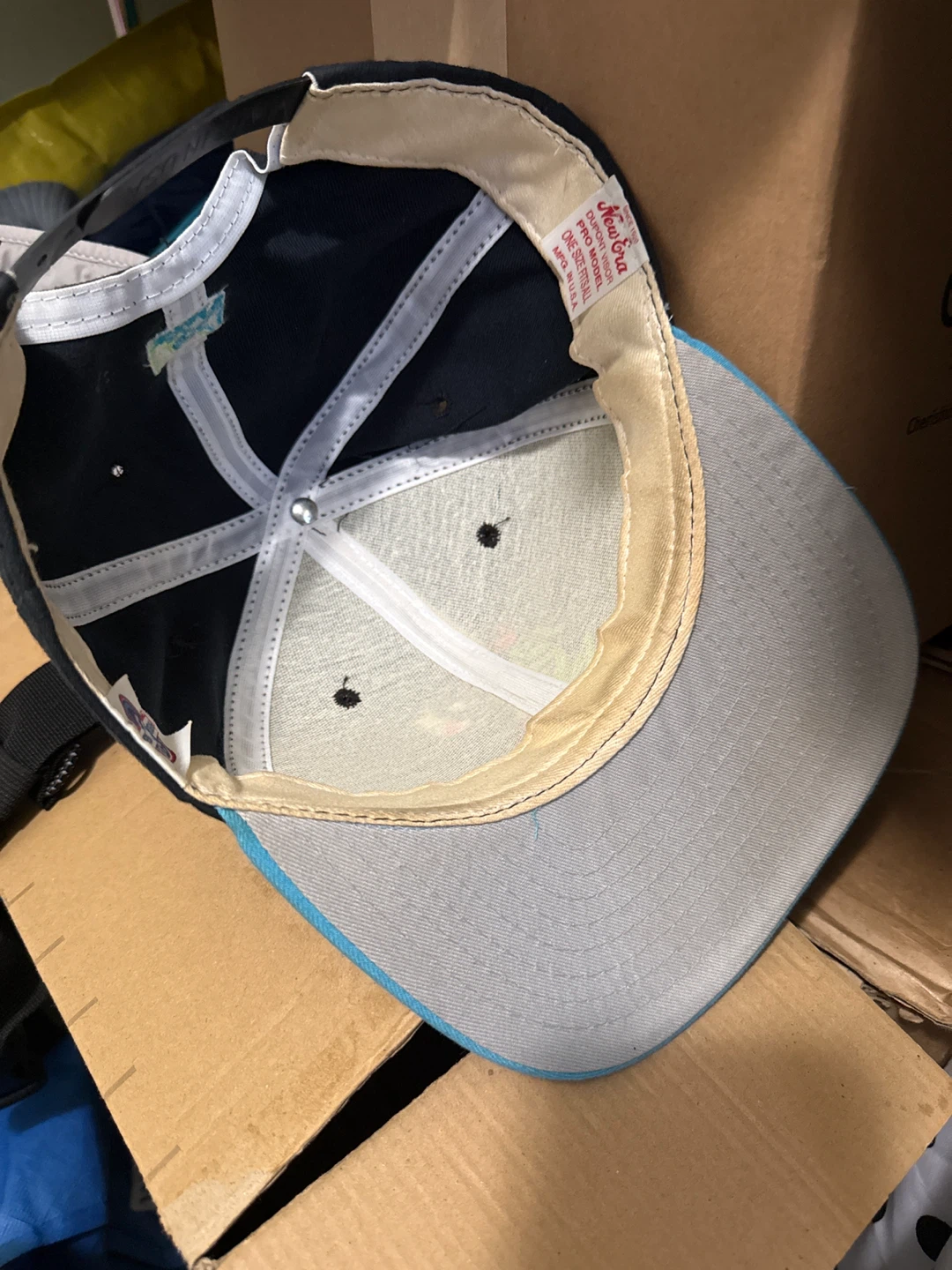 New Era Baseball Cap - Black/Blue Frog Graphic - photo 3