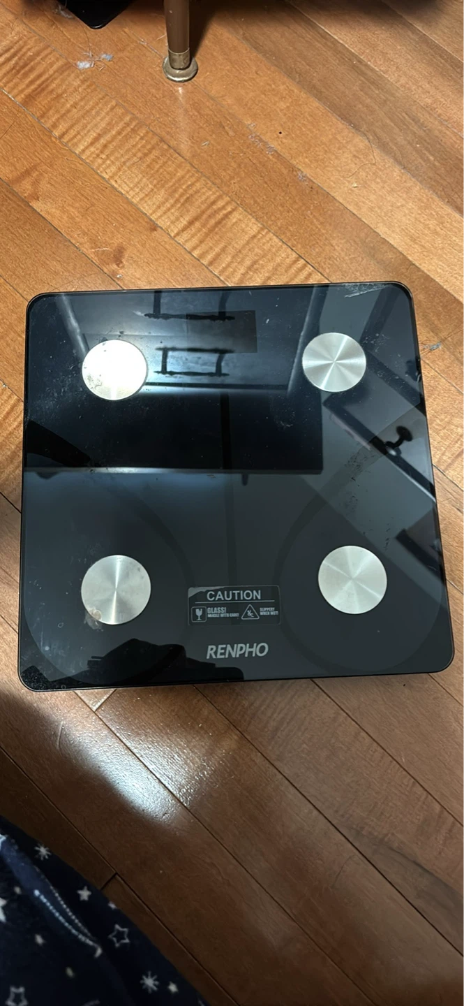 RENPHO Black Glass Digital Body Fat Scale