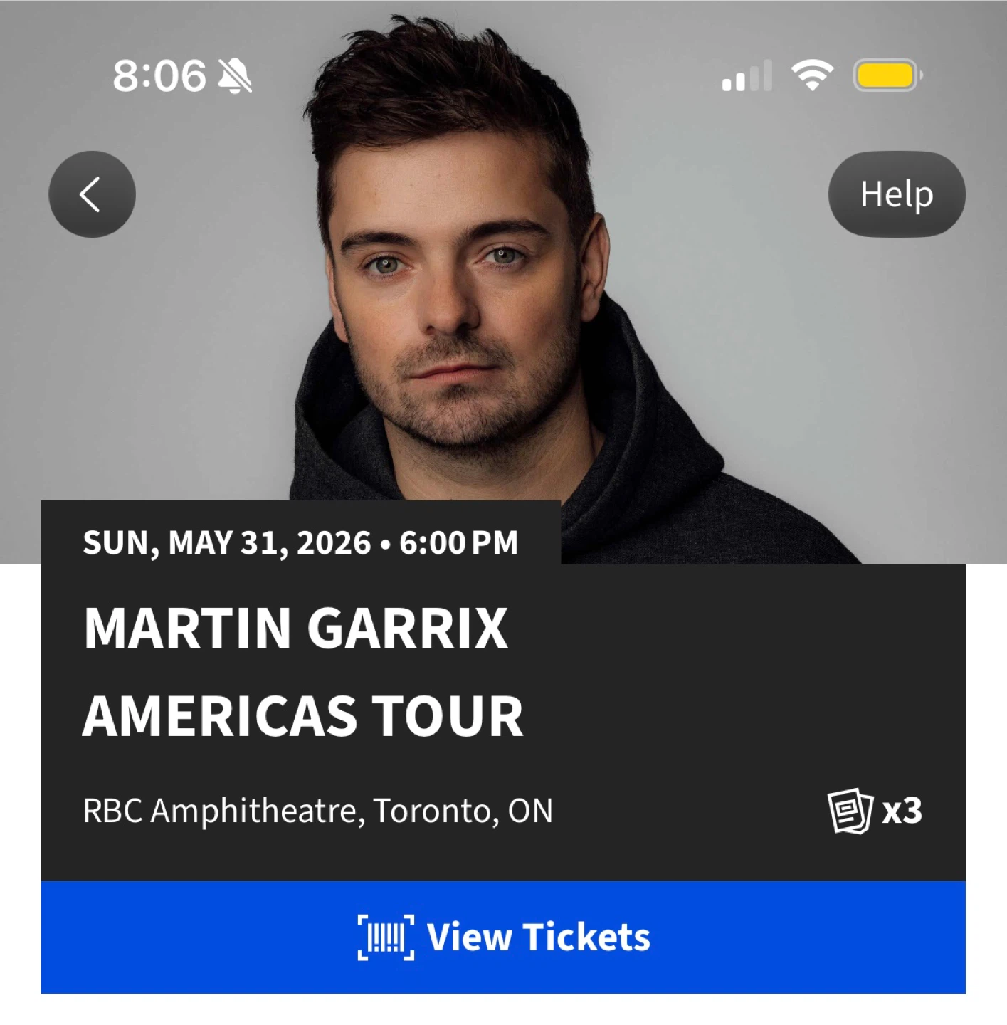 Martin Garrix Ticket - May 31, 2026