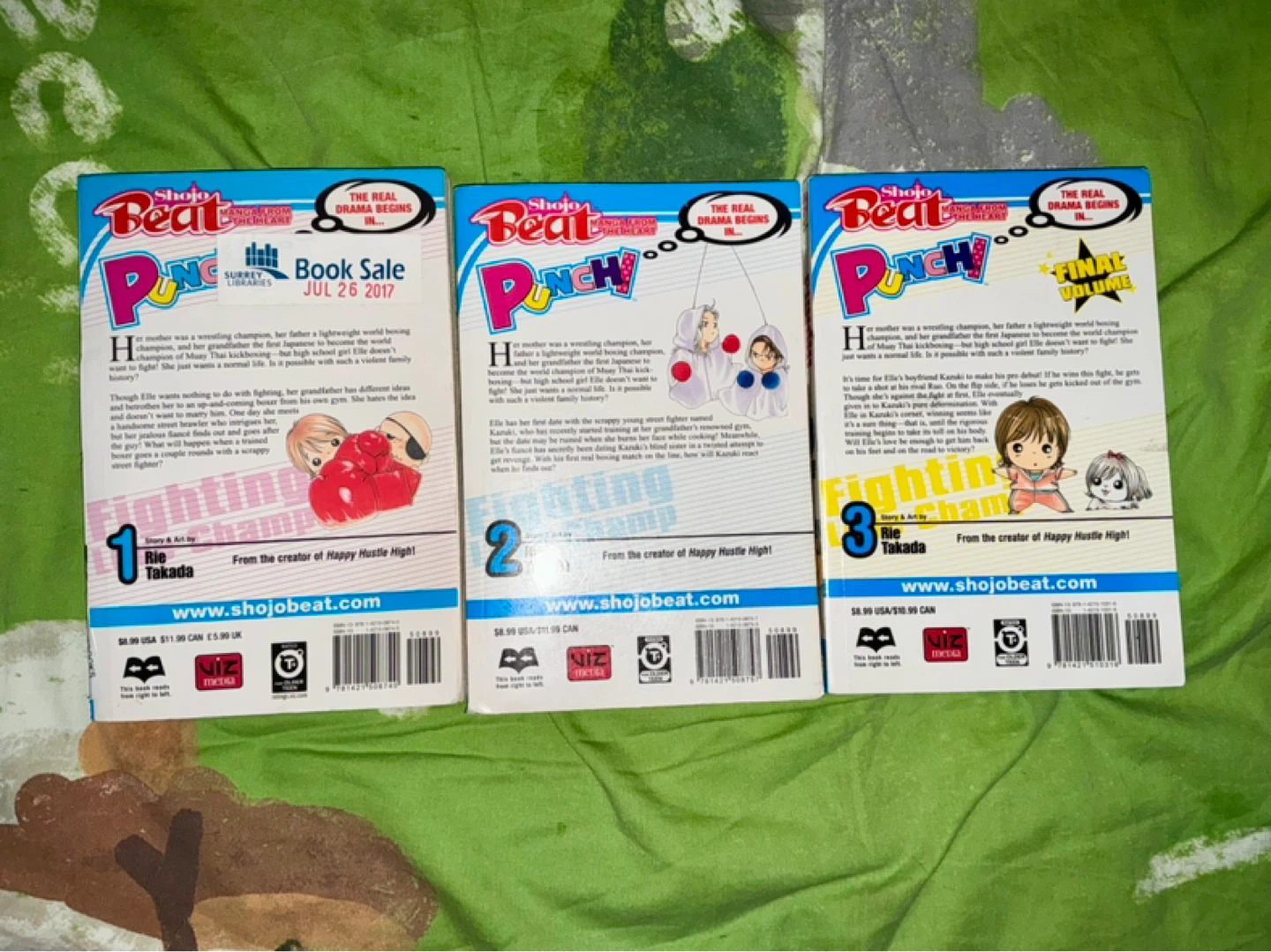 Punch! Manga Volumes 1-3 by Rie Takada - photo 2