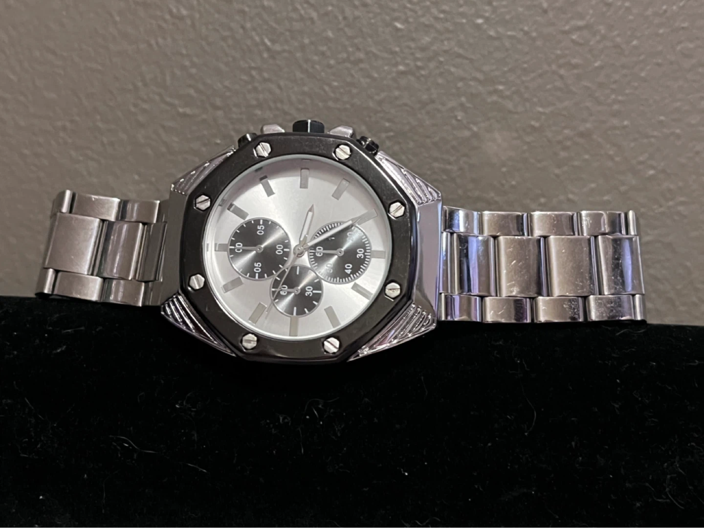 Accutime Stainless Steel Watch