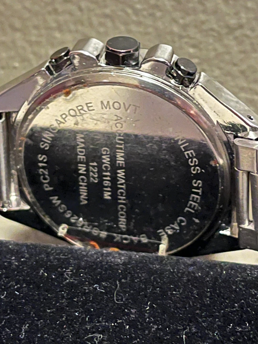 Accutime Stainless Steel Watch - photo 2