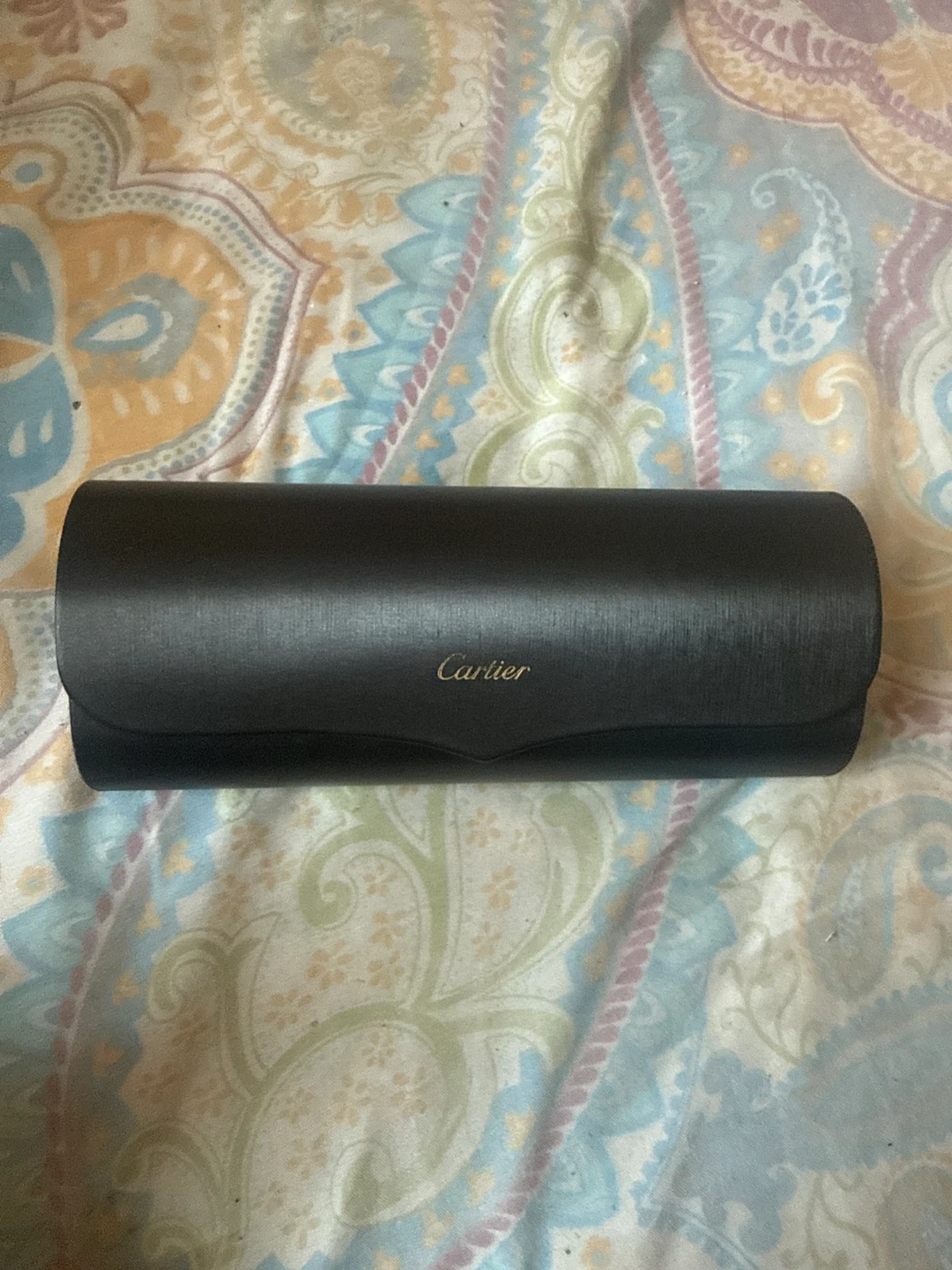Cartier Gold Rimless Sunglasses with Case