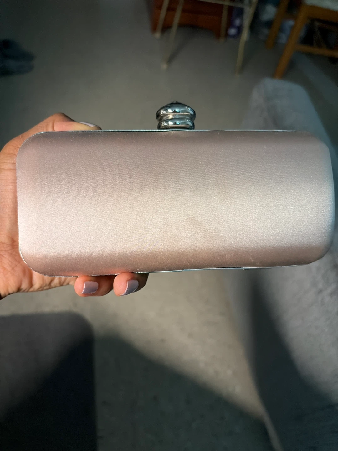 Rose Gold Rhinestone Clutch Evening Bag - photo 4