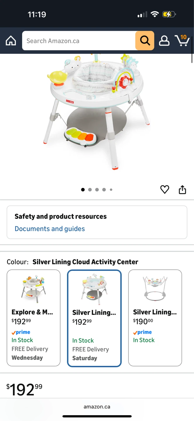 Skip Hop Silver Lining Cloud Activity Center