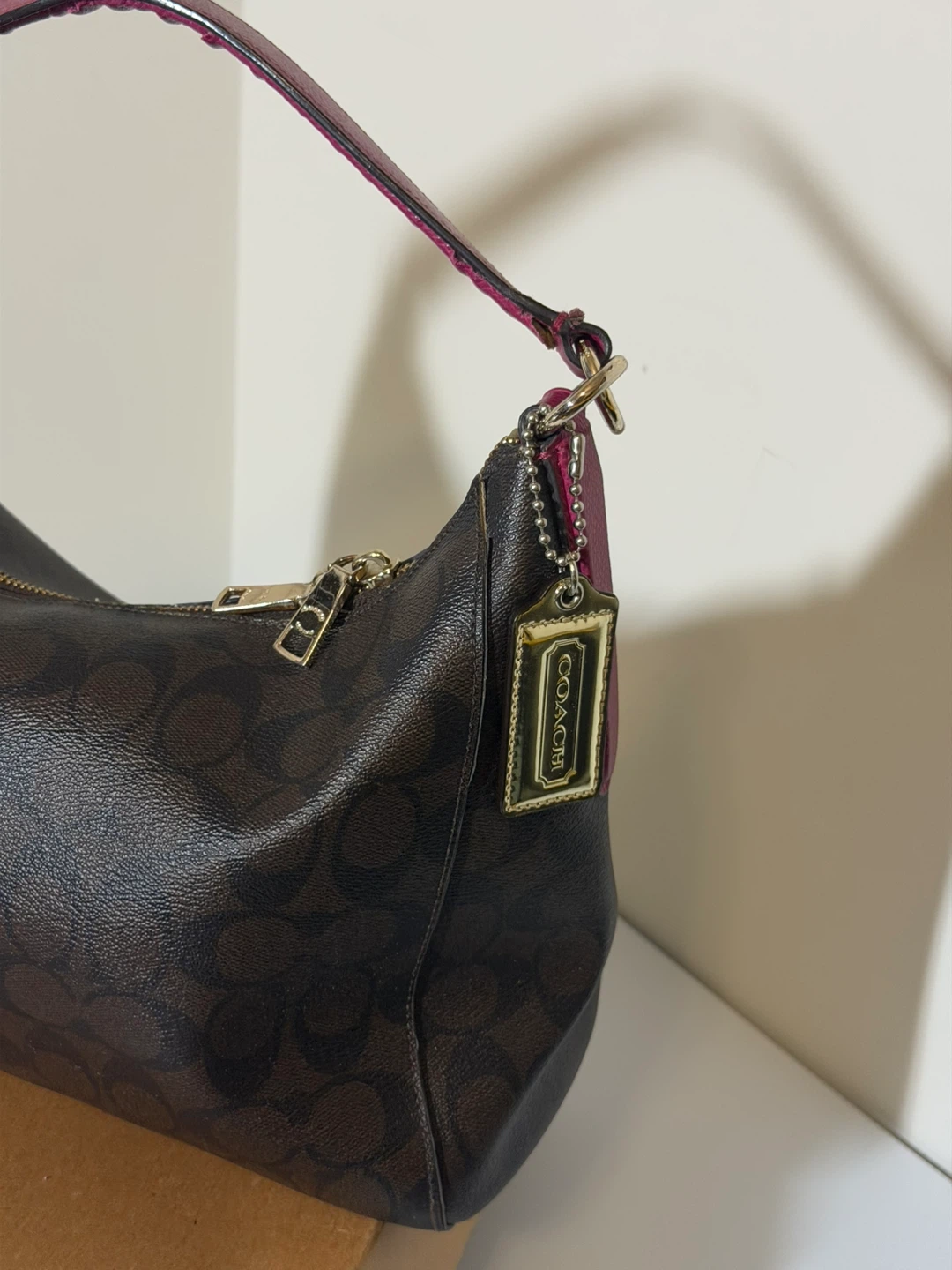 Coach Signature Hobo Purse - photo 4