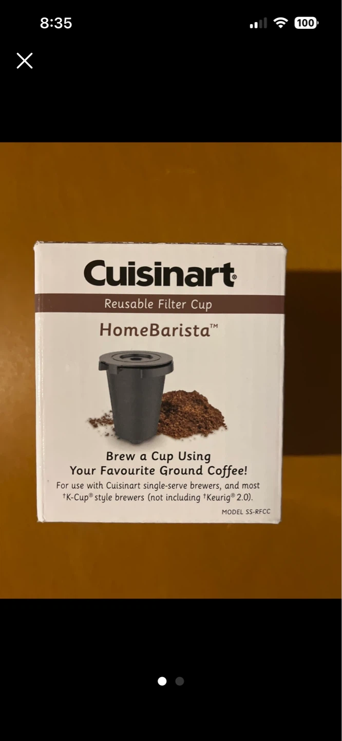 Cuisinart HomeBarista Reusable Filter Cup