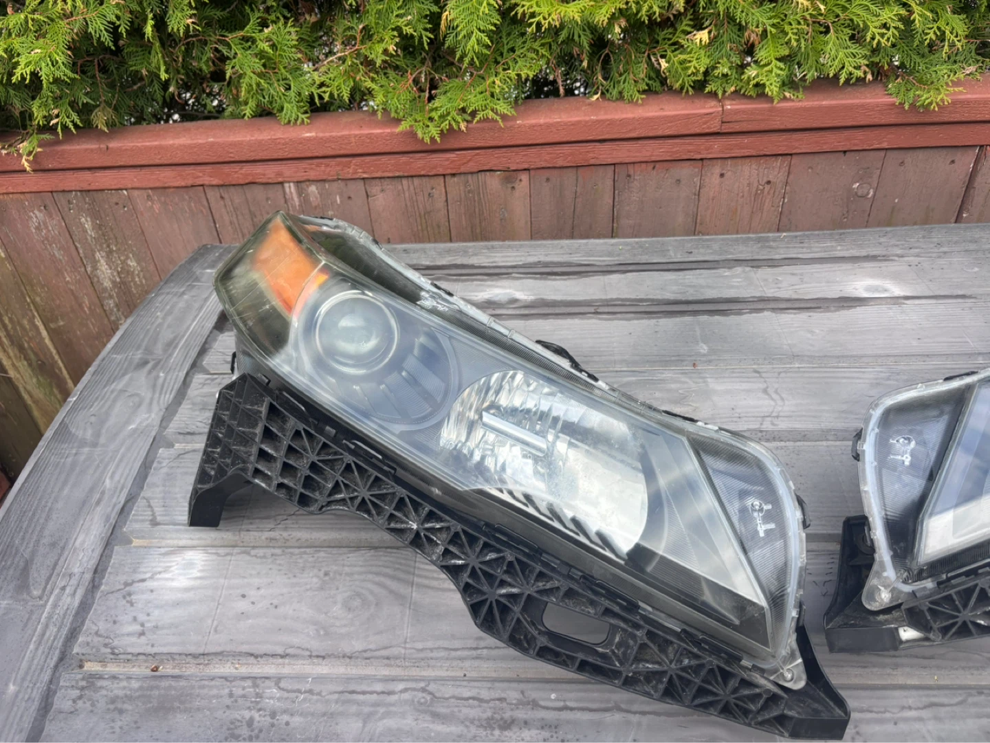 2009 to 2014 Acura TL blackout housing headlights original