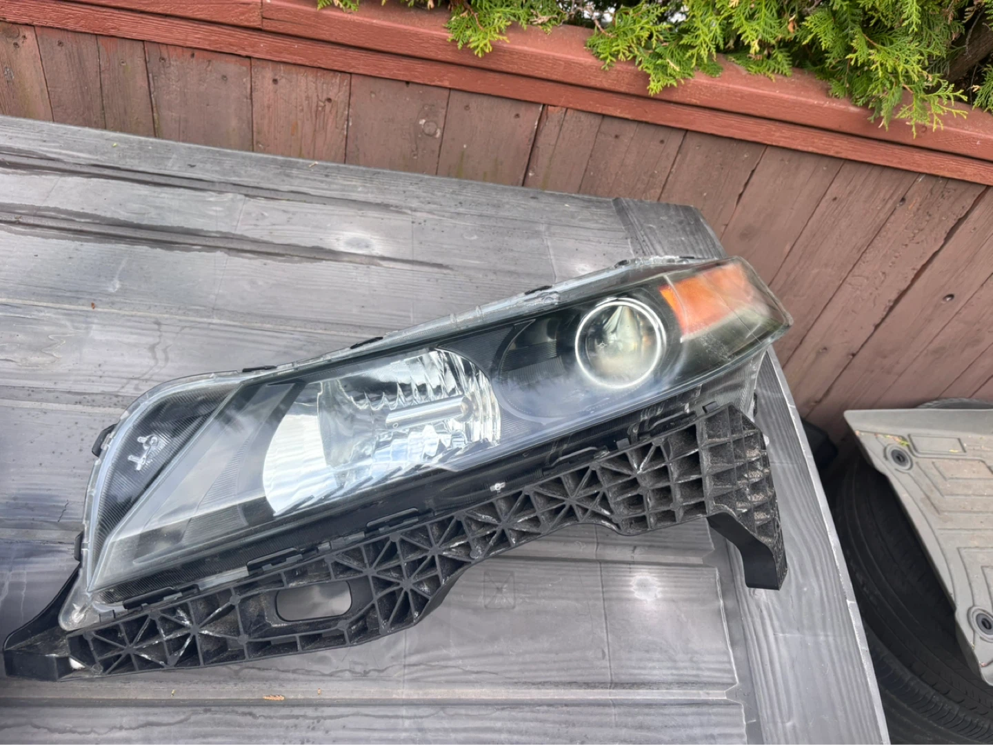 2009 to 2014 Acura TL blackout housing headlights original - photo 3