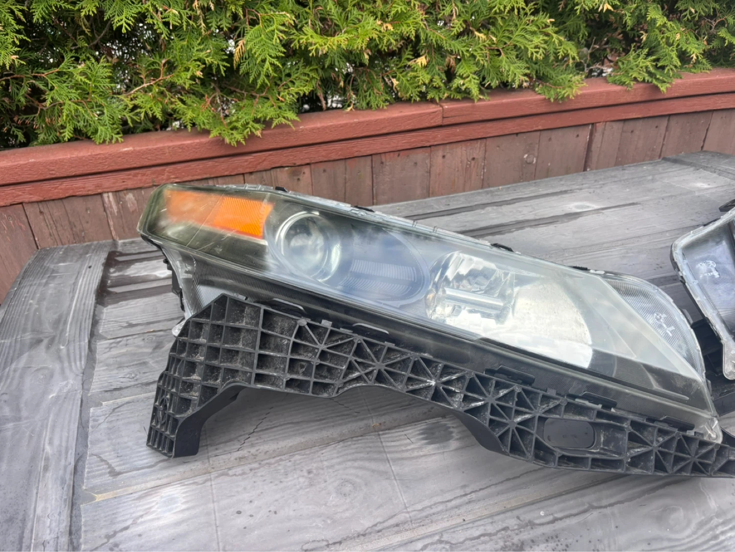 2009 to 2014 Acura TL blackout housing headlights original - photo 2