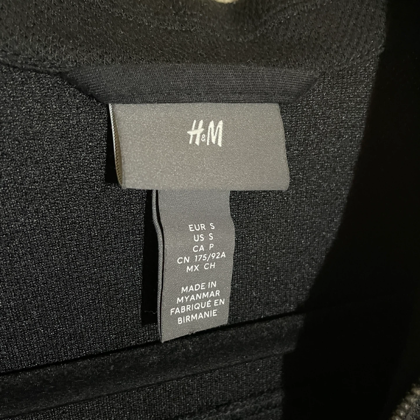 H&M Full-zip Coat - Black (Men's S) - photo 5