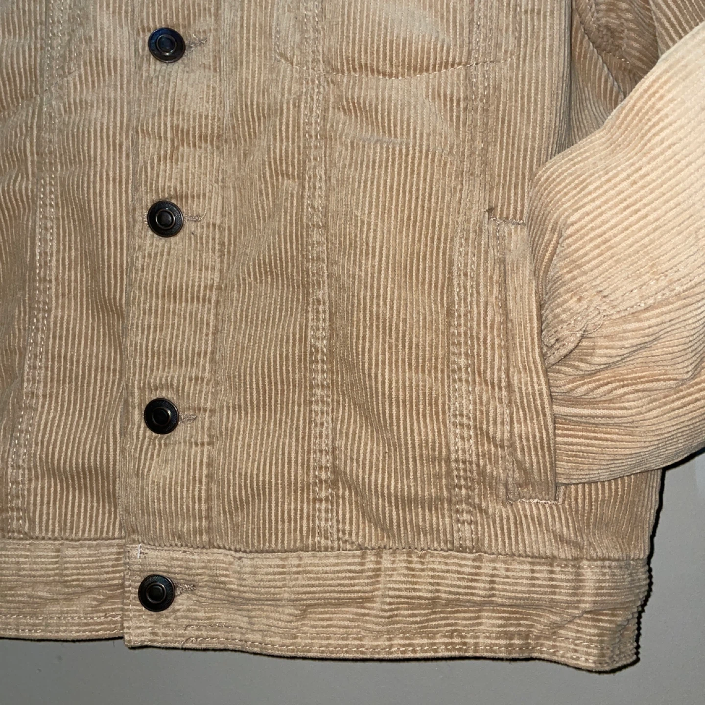 Forever 21 Corduroy Jacket - Beige (Men's S) - photo 3