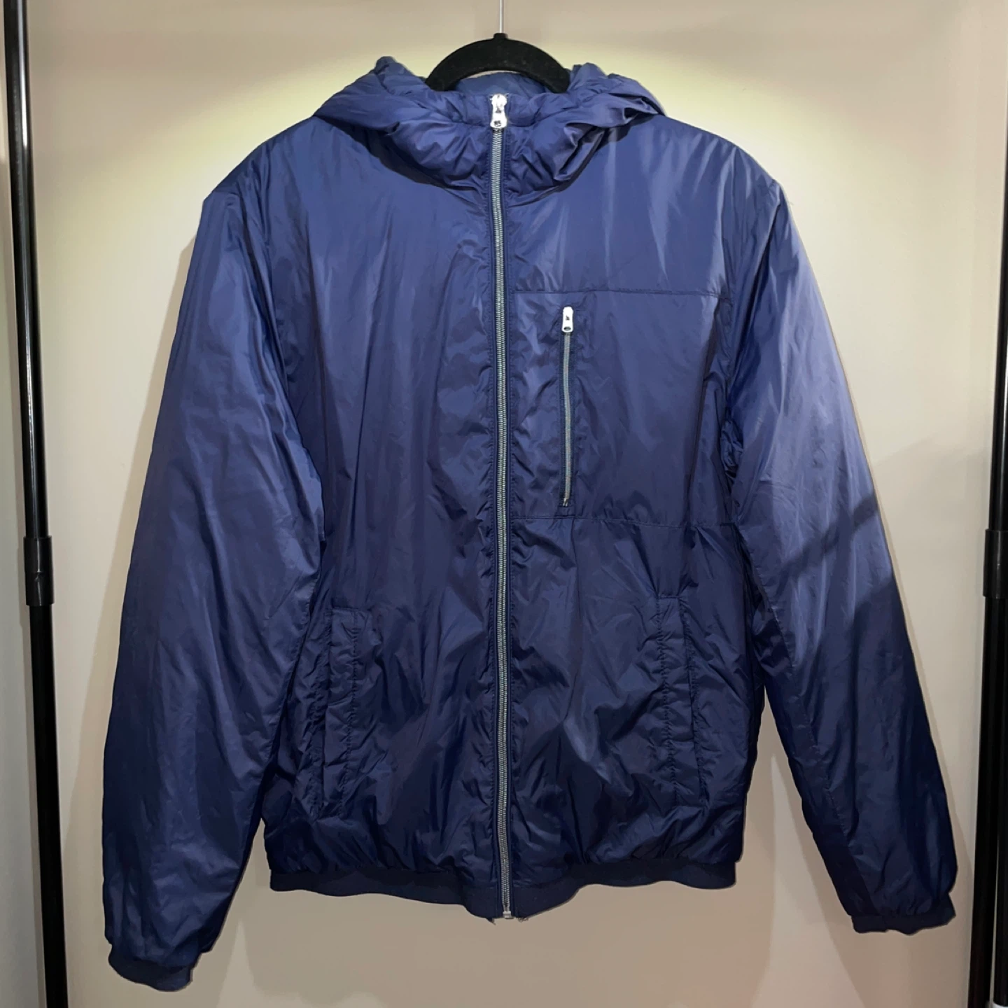 Zara Full-zip Windbreaker - Blue (Men's S)