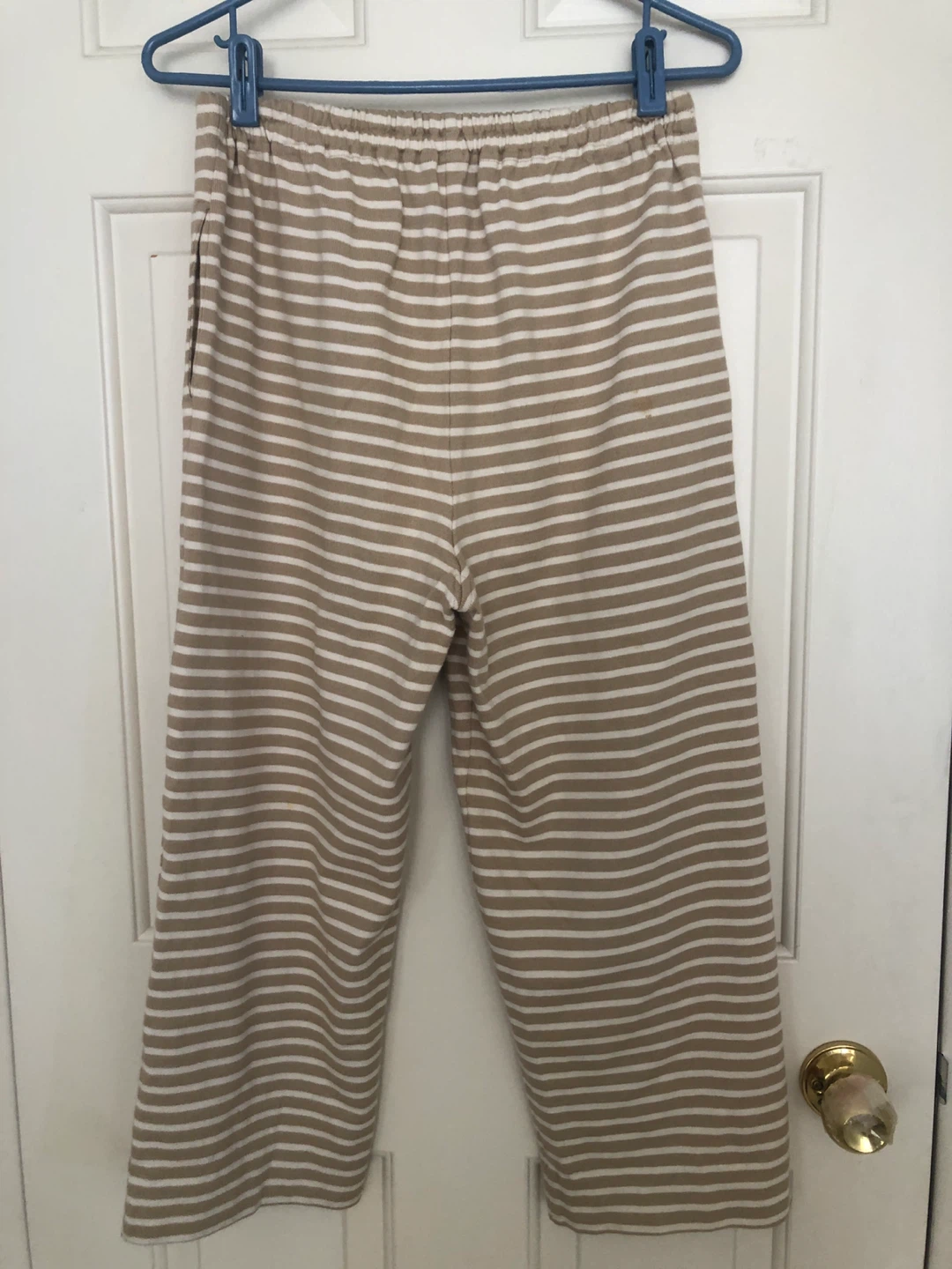 Striped Cropped Lounge Pants - photo 2