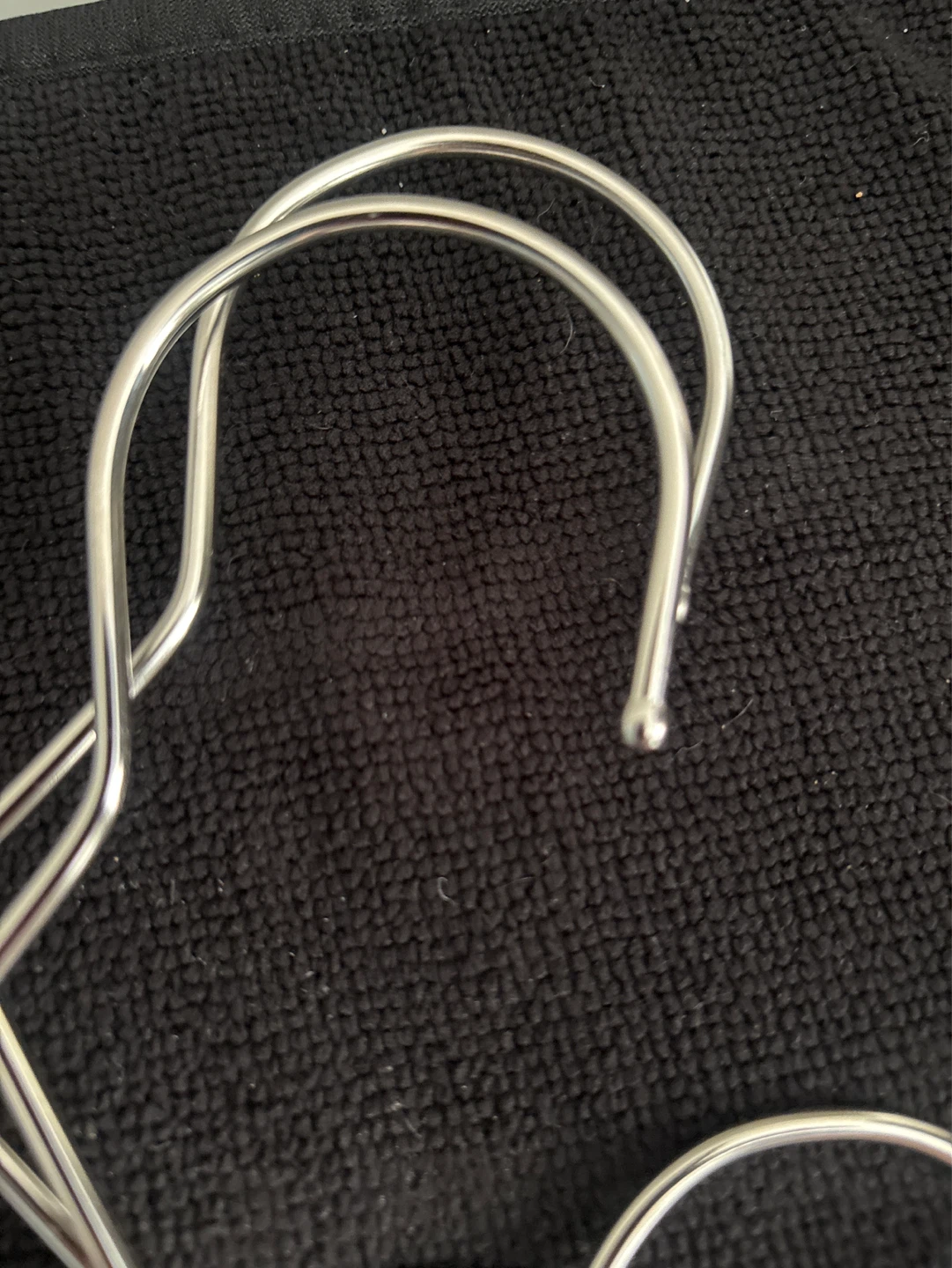 New Set of  6 Stainless Steel Metal Clothes Hangers - photo 4