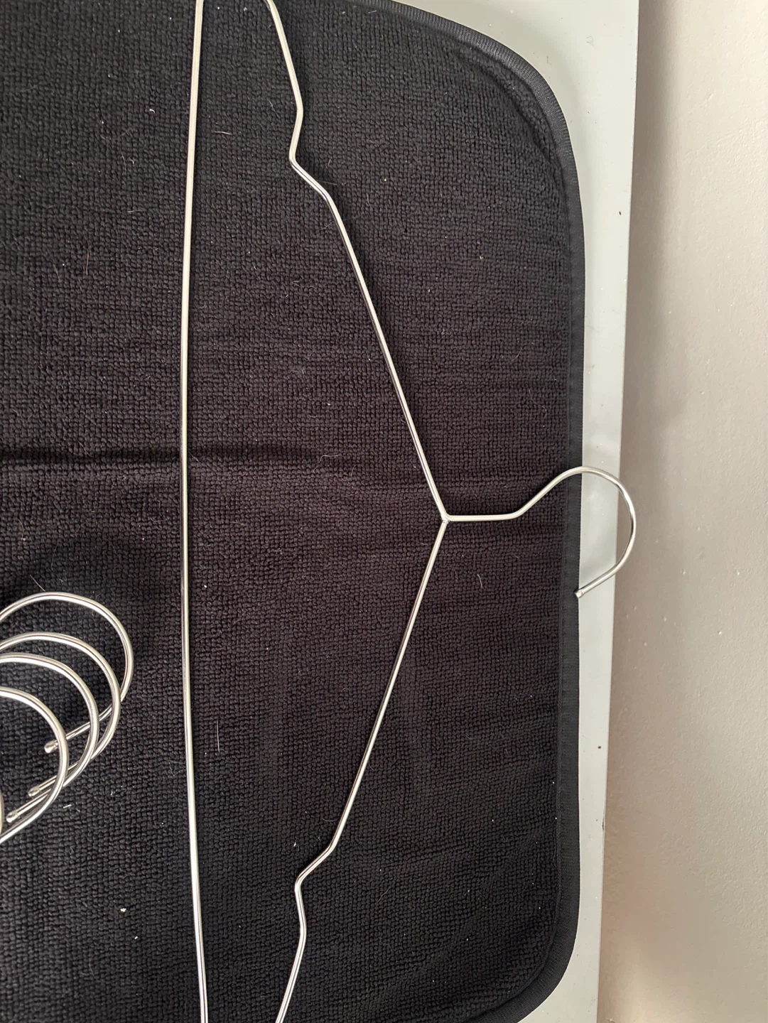 New Set of  6 Stainless Steel Metal Clothes Hangers - photo 2