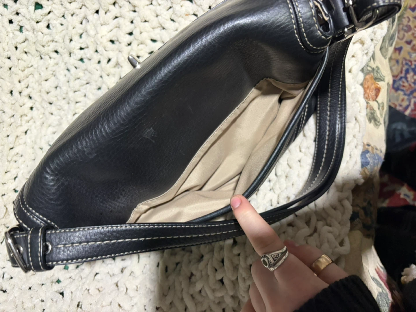 Coach Black Leather Shoulder Bag - photo 4