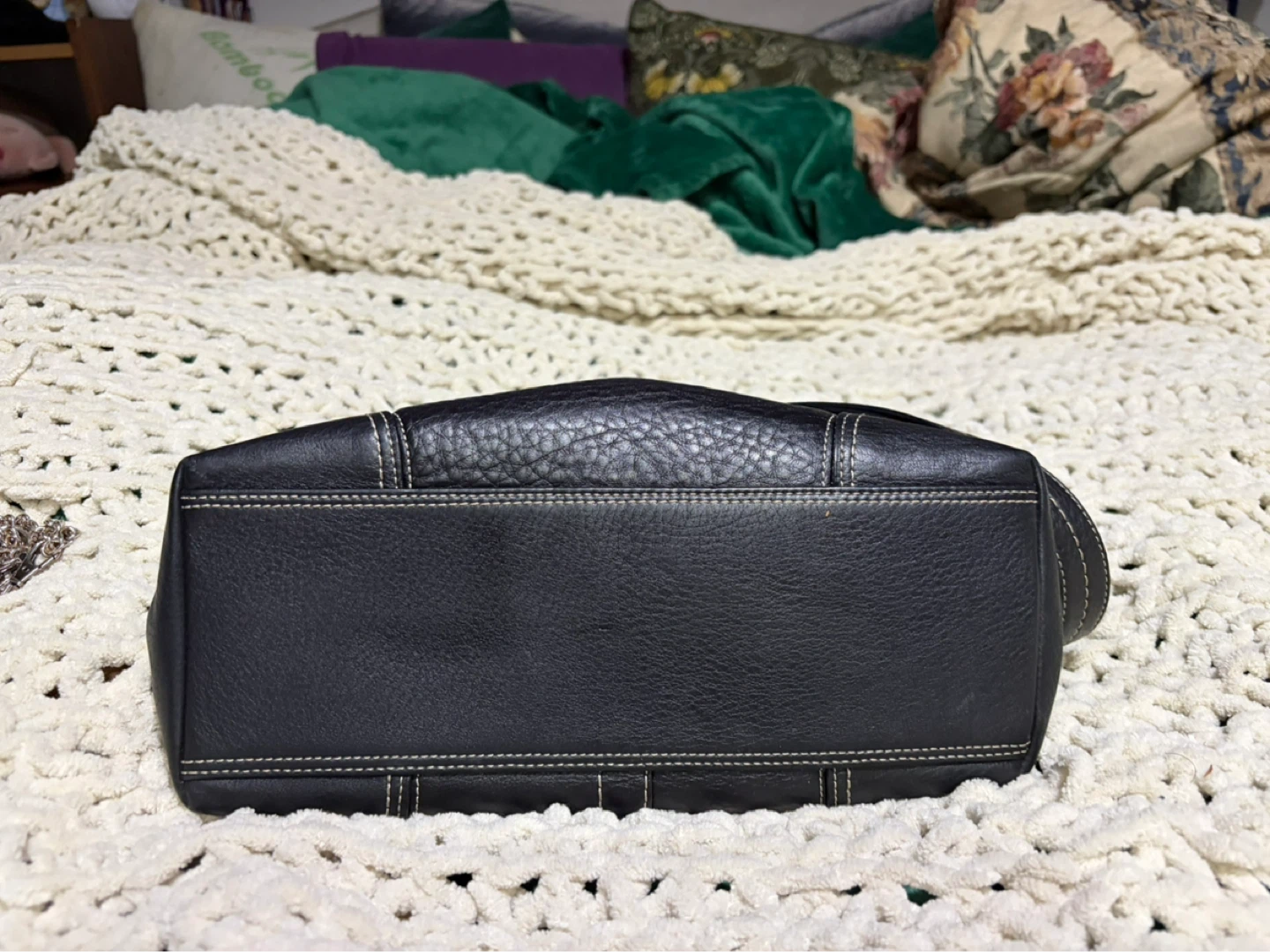 Coach Black Leather Shoulder Bag - photo 3